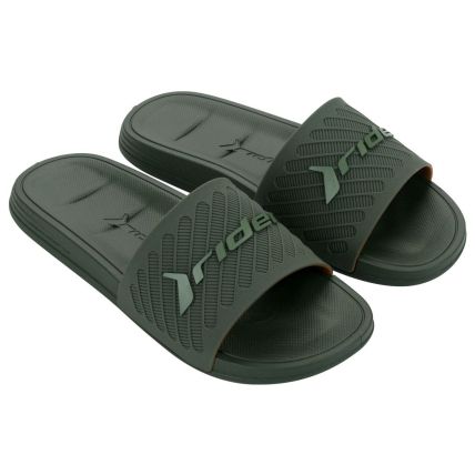 Chinelo Slide Masculino Rider Free Ii - 12323 - Verde/verde/laranja - Atacado