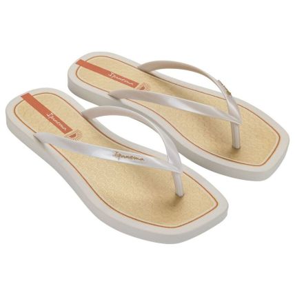 Chinelo Feminino Ipanema Edge Glam - 27450 - Bege/dourado - Atacado