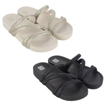 Tamanco Feminino Zaxy Glitter - 18956 - Cores Diversas - Atacado