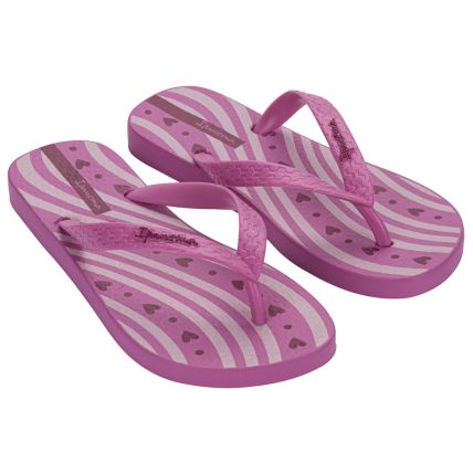Chinelo Feminino Ipanema Happy - 25279 - Lilas/lilas/rosa - Atacado