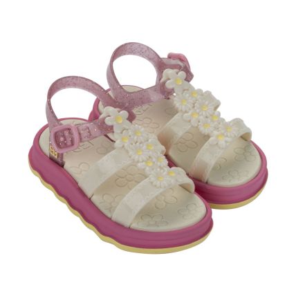 Sandalia Baby Zaxynina Garden - 19224 - Off White Claro - Atacado