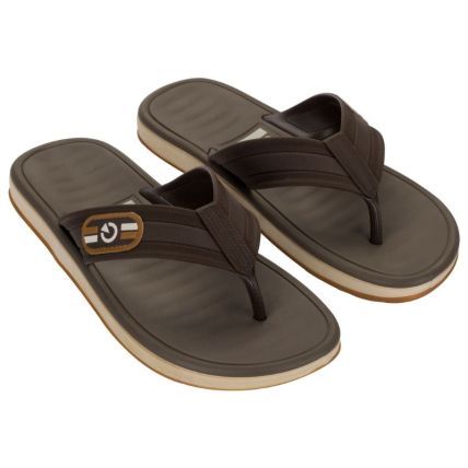 Chinelo Masculino Cartago Paris Ii - 12214 - Bege Claro/marrom - Atacado