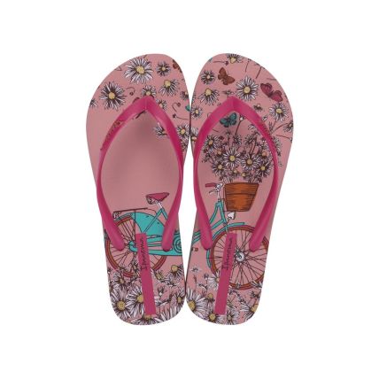 Chinelo Feminino Ipanema Mari Bloom - 27454 - Rosa/rosa/ouro - Atacado