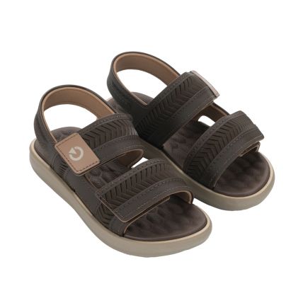 Sandalia Infantil Cartago Malta Vi - 12550 - Bege/marrom - Atacado