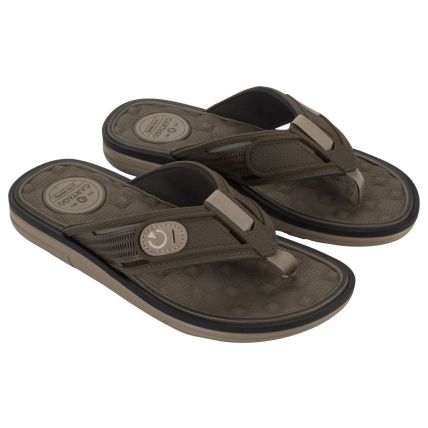 Chinelo Masculino Cartago Lyon Iv - 12531 - Bege/marrom/bege - Atacado