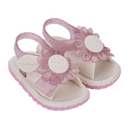 Sandalia Baby Zaxynina Spring - 19263 - Rosa Medio Glitter  - Atacado