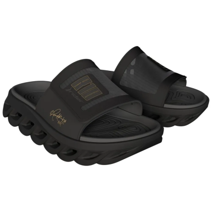 Chinelo Slide Masculino Rider R Power R10 - 12583 - Preto/dourado - Atacado