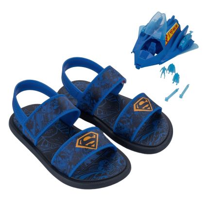 Sandalia Infantil Liga Da Justiça Galaxy - 23265 - Azul/azul - Atacado