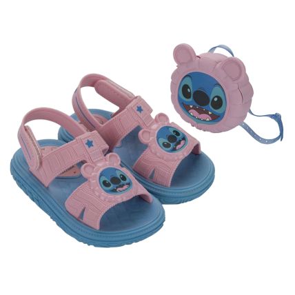 Sandalia Baby Disney Puff Bag - 23224 - Azul/rosa - Atacado