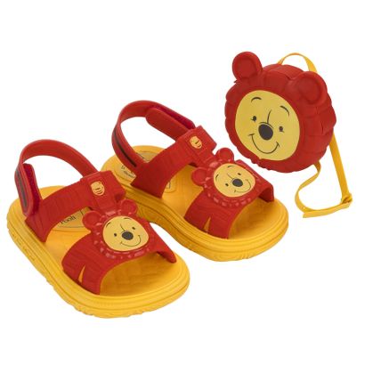 Sandalia Baby Disney Puff Bag - 23224 - Amarelo/vermelho - Atacado