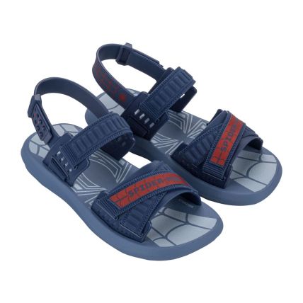 Sandalia Infantil Homem Aranha Force - 23356 - Azul Claro/vermelho - Atacado