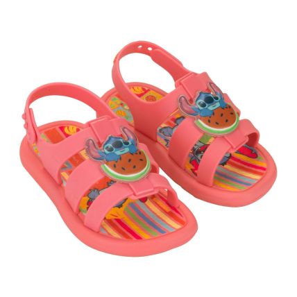 Sandalia Baby Ipanema Disney Cute - 27461 - Rosa/rosa/vermelho - Atacado