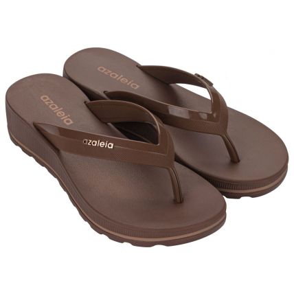 Tamanco Feminino Azaleia Fabi Light Line - 18908 - Marrom Cafe Medio - Atacado