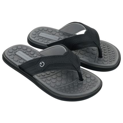 Chinelo Infantil Cartago Veneto Iii - 12546 - Preto/preto/cinza - Atacado