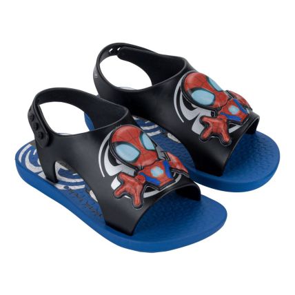Sandalia Baby Ipanema Spider-man - 27462 - Azul/preto - Atacado