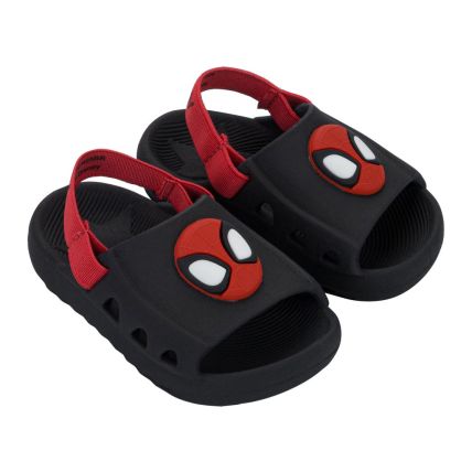 Chinelo Slide Baby Marvel Amazing - 23402 - Preto/vermelho - Atacado