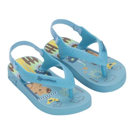 Chinelo Baby Ipanema - 25431 - Azul/azul/verde - Atacado