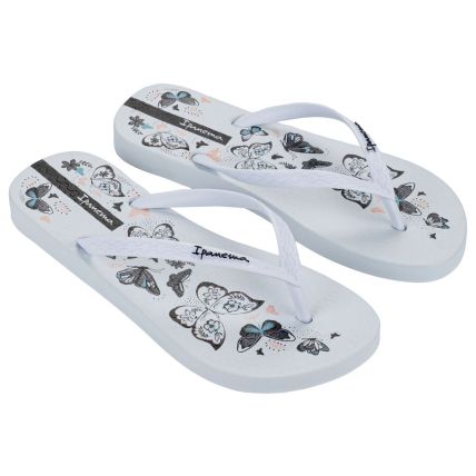 Chinelo Feminino Ipanema Oasis - 26571 - Branco/rosa/preto - Atacado