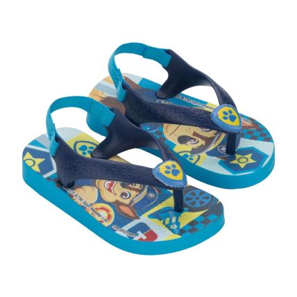 Chinelo Baby Ipanema Patrulha Canina Friends - 27296 - Azul/azul/amarelo - Atacado
