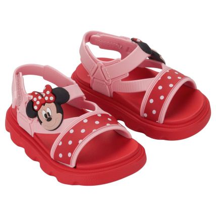 Sandalia Baby Disney Easy Plus - 23410 - Vermelho/rosa - Atacado