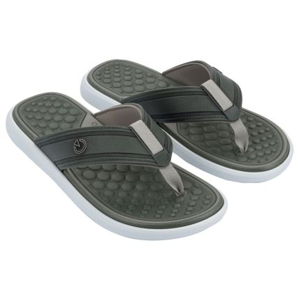 Chinelo Masculino Cartago Dubai - 12575 - Branco/verde/cinza - Atacado