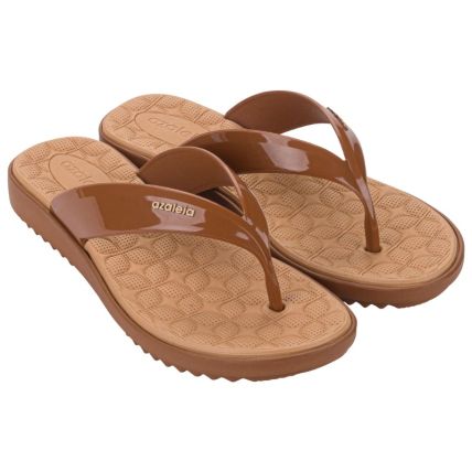 Tamanco Feminino Azaleia Beatriz - 19302 - Marrom Pecan/terroso - Atacado