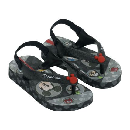 Chinelo Baby Ipanema Disney Joy - 27323 - Preto/preto - Atacado