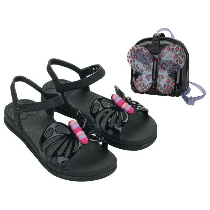 Sandalia Infantil Barbie Fly Mochila - 23268 - Preto - Atacado