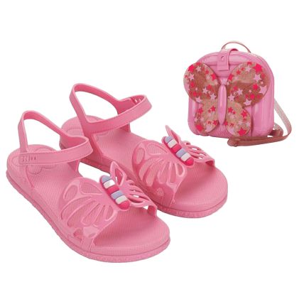 Sandalia Infantil Barbie Fly Mochila - 23268 - Rosa - Atacado