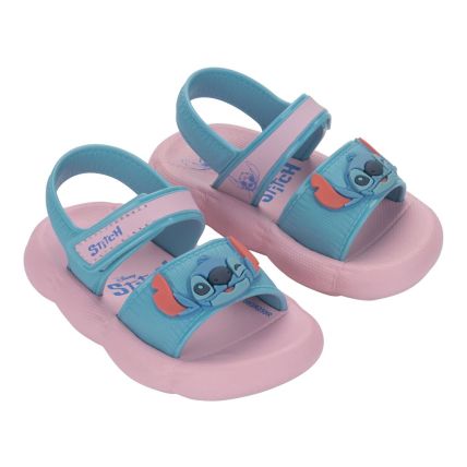 Sandalia Baby Disney Pump Puff - 23377 - Rosa/azul - Atacado