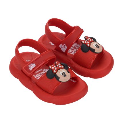 Sandalia Baby Disney Pump Puff - 23377 - Vermelho/vermelho - Atacado
