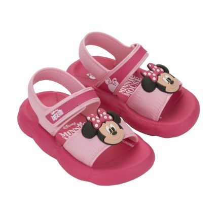 Sandalia Baby Disney Pump Puff - 23377 - Rosa/rosa - Atacado