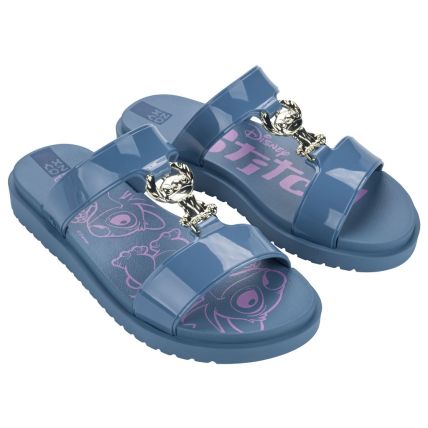 Chinelo Slide Feminino Zaxy Disney Mix - 19271 - Azul Indigo/stitch - Atacado