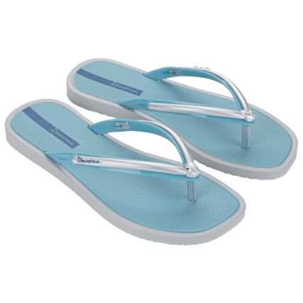 Chinelo Feminino Ipanema Luzze - 27445 - Cinza/azul - Atacado