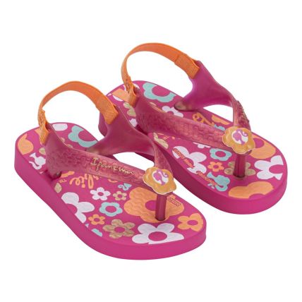 Chinelo Baby Ipanema Barbie Meu Encanto - 27460 - Rosa/perolado/laranja - Atacado