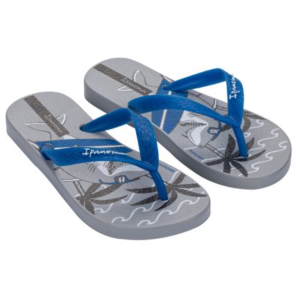Chinelo Infantil Ipanema Fantasia - 27012 - Cinza/azul - Atacado