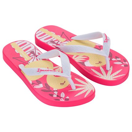 Chinelo Infantil Ipanema Fantasia - 27012 - Rosa/branco/amarelo - Atacado
