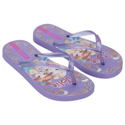 Chinelo Infantil Ipanema Jolie Amores - 27307 - Lilas/lilas Transparente - Atacado