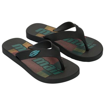 Chinelo Infantil Mormaii Tropical Ii - 12193 - Preto/preto/verde - Atacado