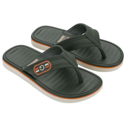 Chinelo Infantil Cartago Paris Ii - 12468 - Bege/verde - Atacado