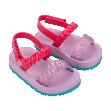 Sandalia Baby Zaxynina Sweety - 19287 - Lilas Sereno/rosa - Atacado