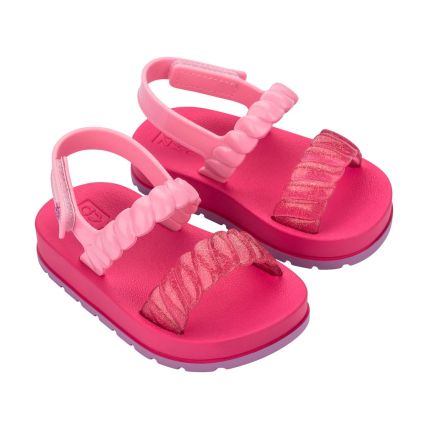 Sandalia Baby Zaxynina Sweety - 19287 - Rosa Dalia/rosa Medio - Atacado