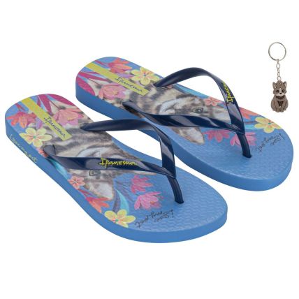 Chinelo Feminino Ipanema My Pets - 27469 - Azul/azul - Atacado