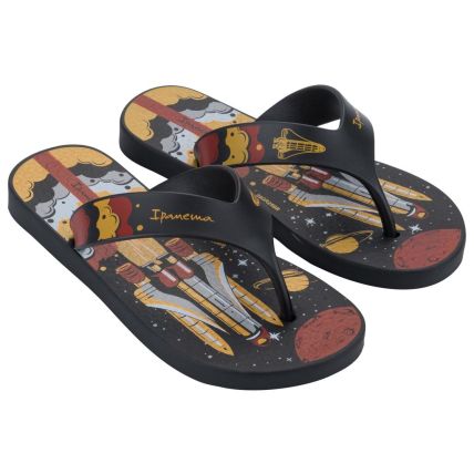 Chinelo Infantil Ipanema Deck City - 27114 - Preto/amarelo/vermelho - Atacado