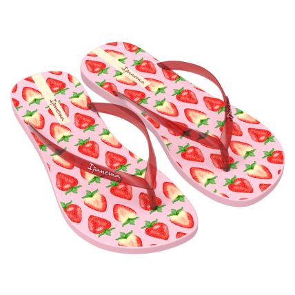 Chinelo Feminino Ipanema Mood - 27508 - Rosa/vermelho/verde - Atacado