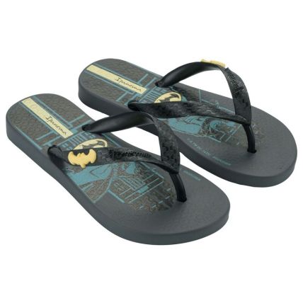 Chinelo Infantil Ipanema Super Pets - 27361 - Grafite/preto/verde - Atacado