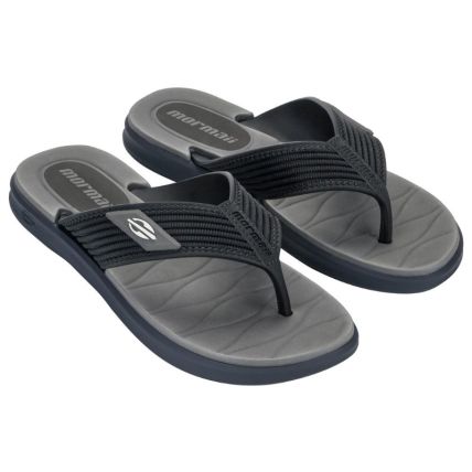Chinelo Masculino Mormaii Kinja - 12574 - Cinza/preto - Atacado