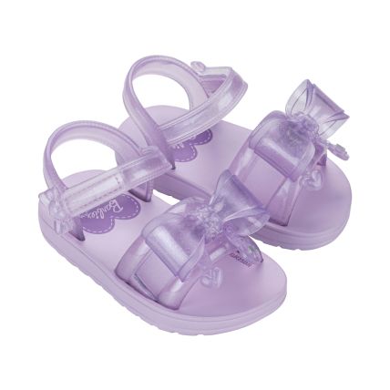 Sandalia Baby Barbie Rosy - 23379 - Lilas/lilas Glitter - Atacado