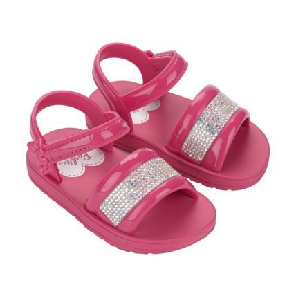 Sandalia Baby Barbie Rosy - 23379 - Rosa Escuro/brilho - Atacado