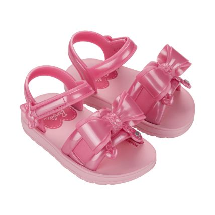 Sandalia Baby Barbie Rosy - 23379 - Rosa Medio/rosa Perolado - Atacado